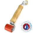 40mm silicone roller with 6mm brass detail roller